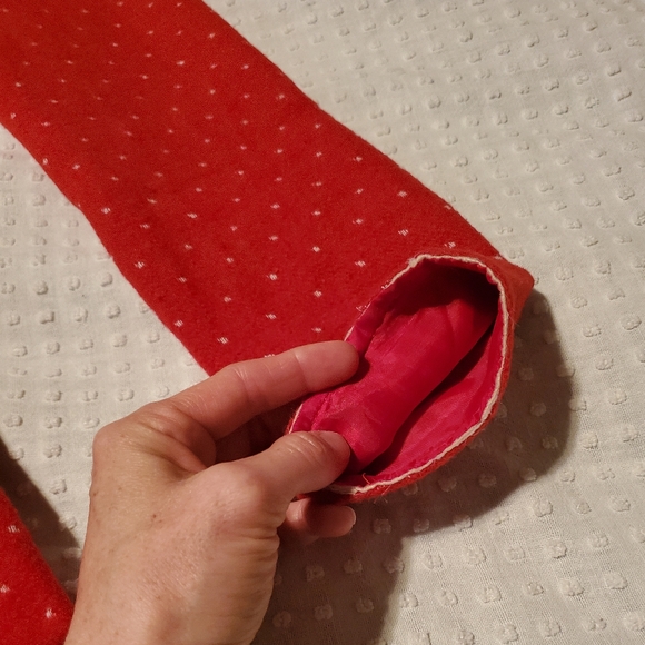 Vintage 60's Red Sweetheart Dress sz S - Picture 9 of 10